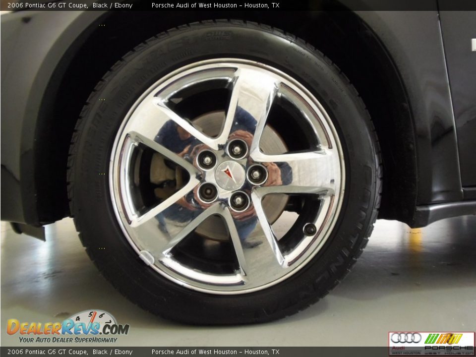 2006 Pontiac G6 GT Coupe Black / Ebony Photo #22