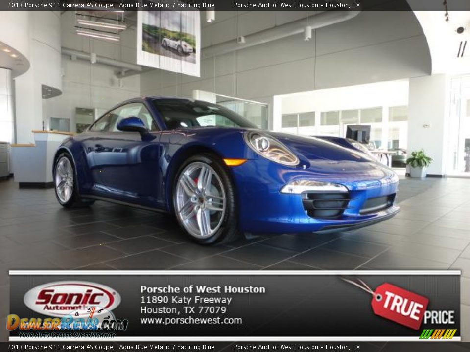 2013 Porsche 911 Carrera 4S Coupe Aqua Blue Metallic / Yachting Blue Photo #1