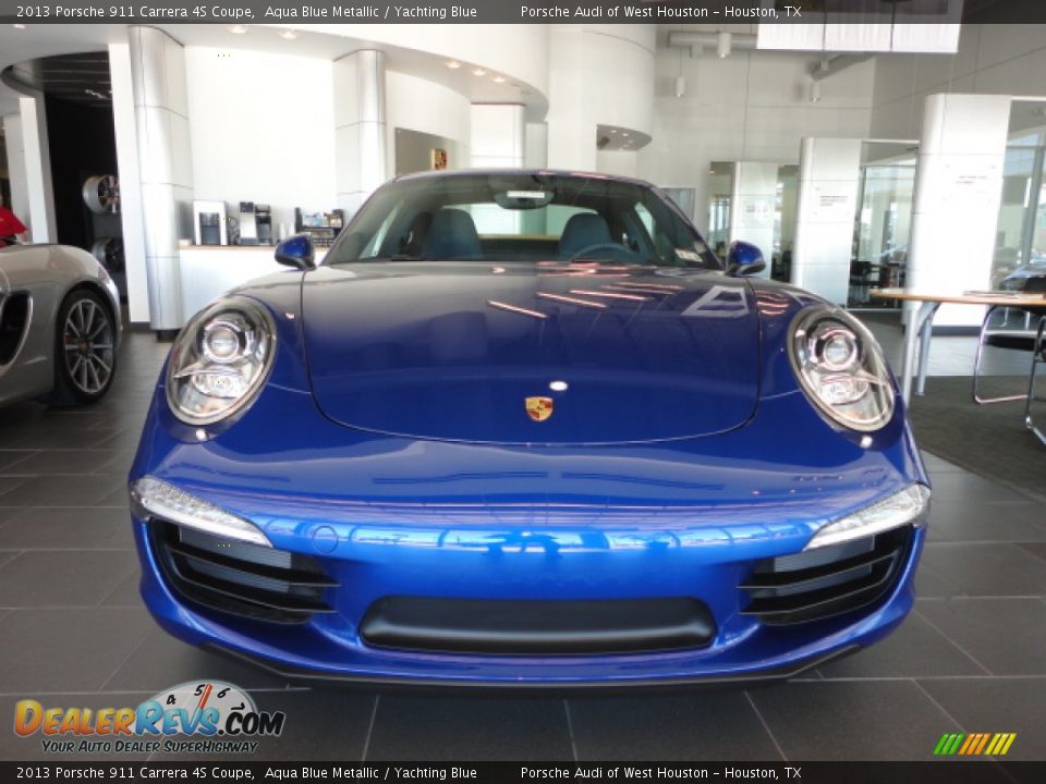 2013 Porsche 911 Carrera 4S Coupe Aqua Blue Metallic / Yachting Blue Photo #2