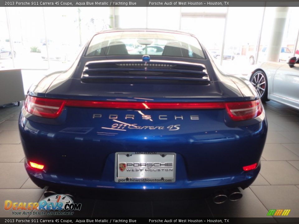 2013 Porsche 911 Carrera 4S Coupe Aqua Blue Metallic / Yachting Blue Photo #5