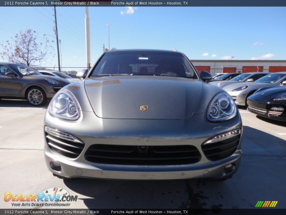 2012 Porsche Cayenne S Meteor Grey Metallic / Black Photo #2
