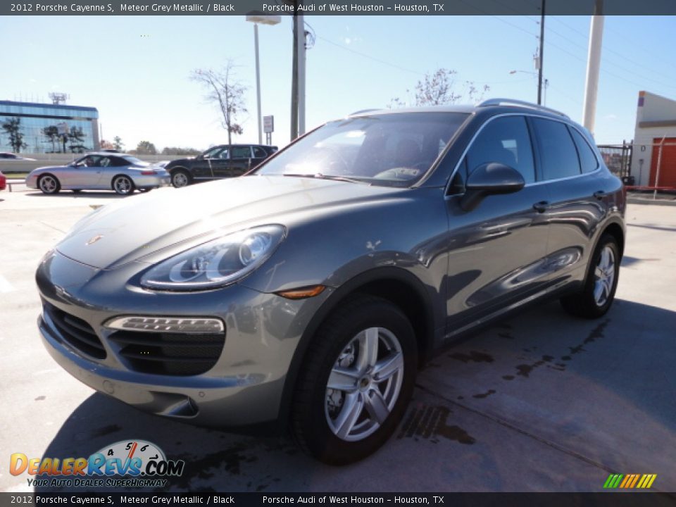 2012 Porsche Cayenne S Meteor Grey Metallic / Black Photo #3