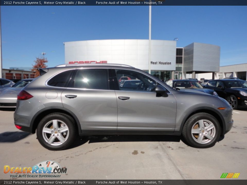 2012 Porsche Cayenne S Meteor Grey Metallic / Black Photo #7