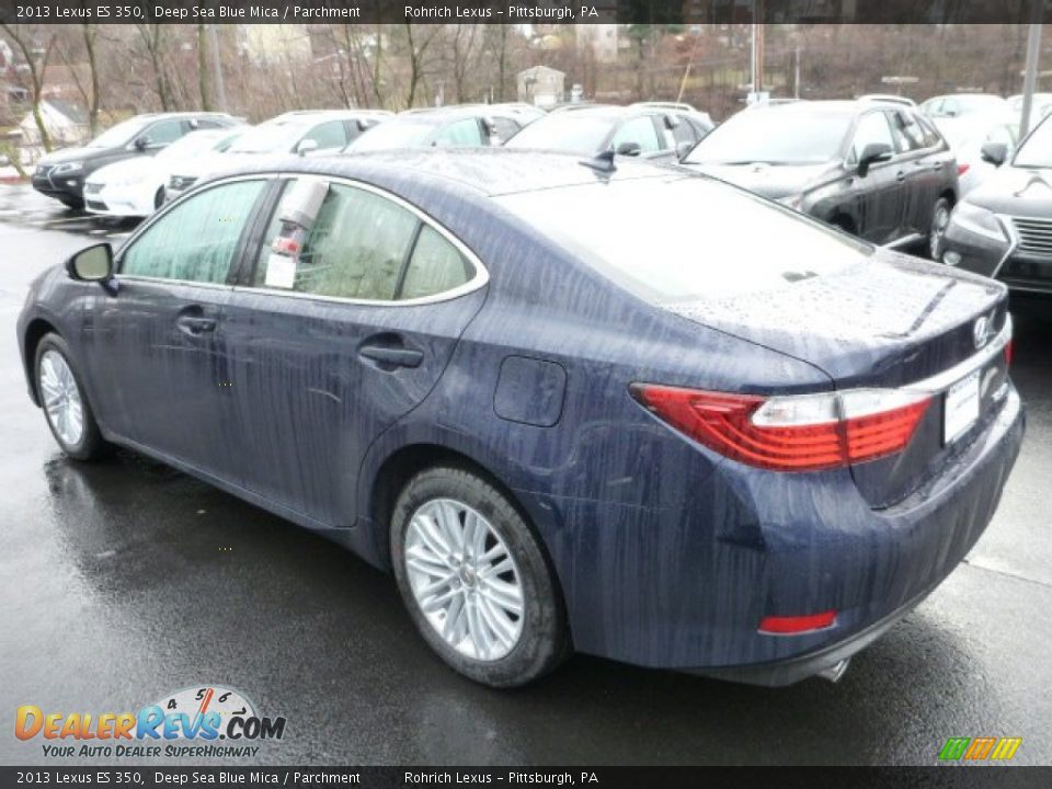 2013 Lexus ES 350 Deep Sea Blue Mica / Parchment Photo #2
