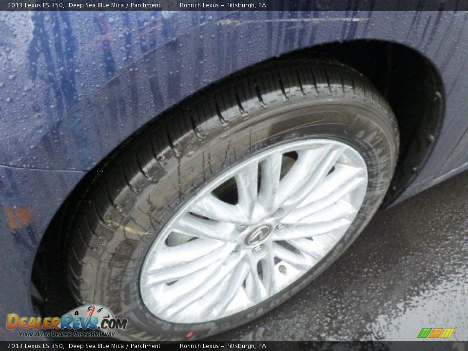 2013 Lexus ES 350 Deep Sea Blue Mica / Parchment Photo #9