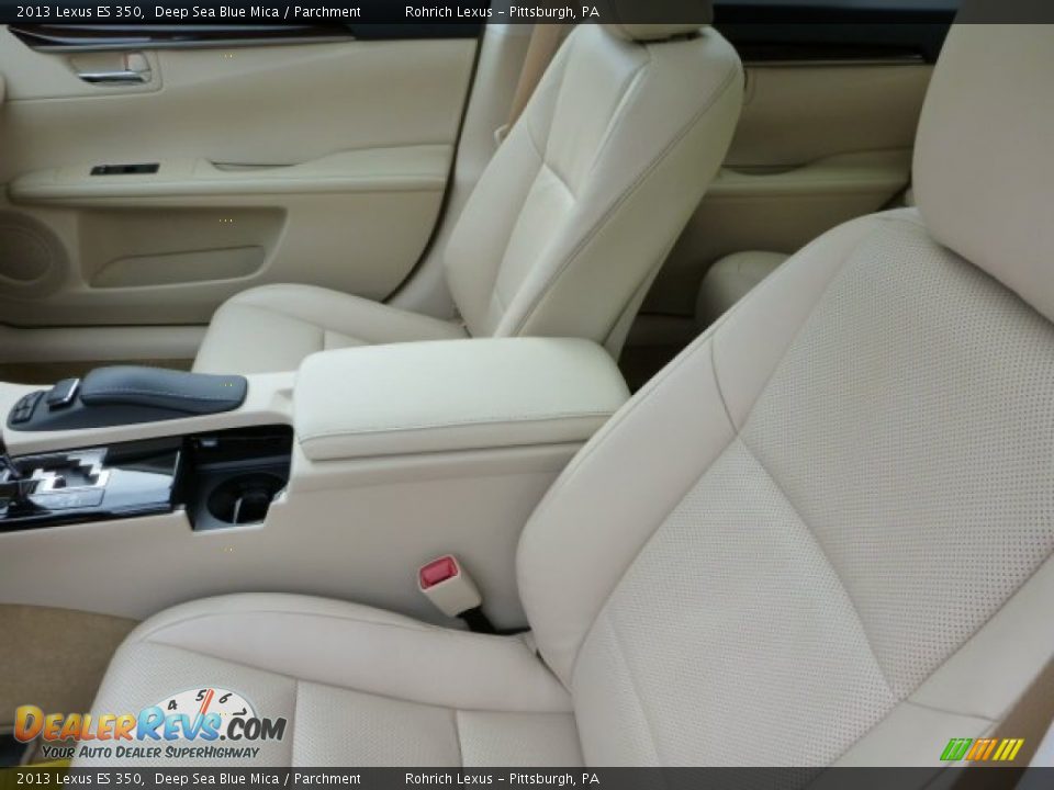 2013 Lexus ES 350 Deep Sea Blue Mica / Parchment Photo #10