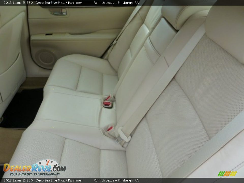 2013 Lexus ES 350 Deep Sea Blue Mica / Parchment Photo #11