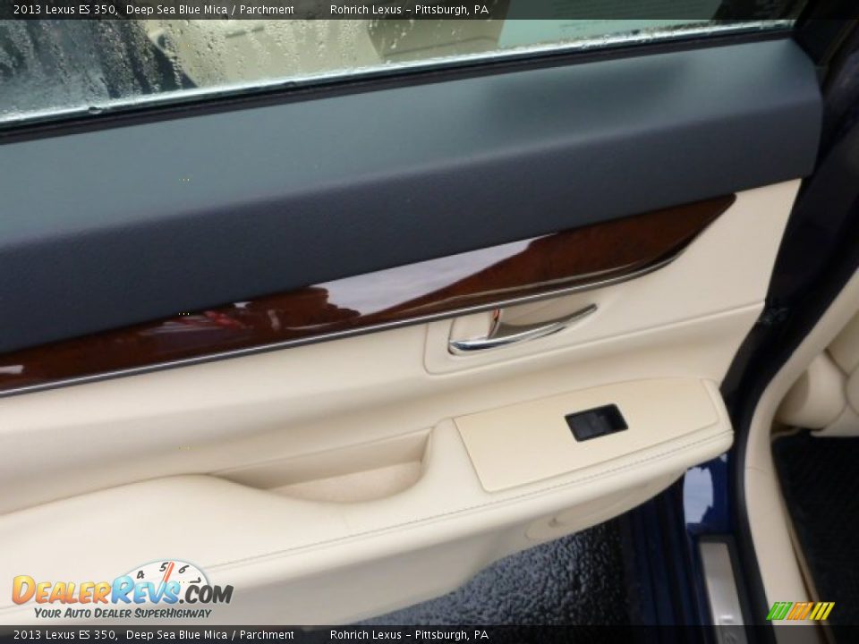 2013 Lexus ES 350 Deep Sea Blue Mica / Parchment Photo #13
