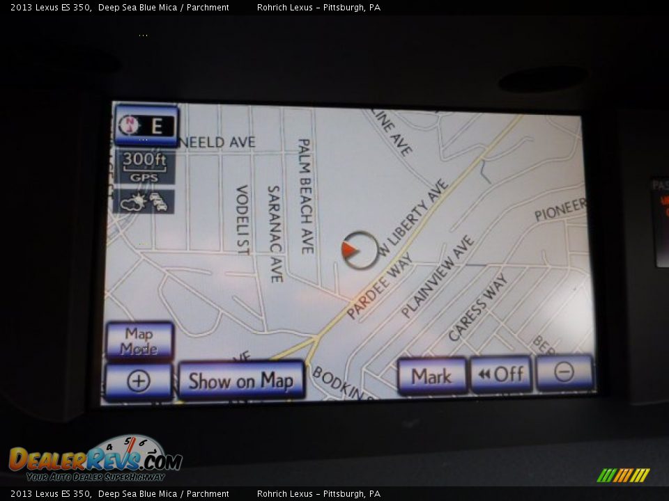 2013 Lexus ES 350 Deep Sea Blue Mica / Parchment Photo #16