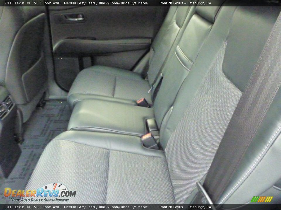 2013 Lexus RX 350 F Sport AWD Nebula Gray Pearl / Black/Ebony Birds Eye Maple Photo #11
