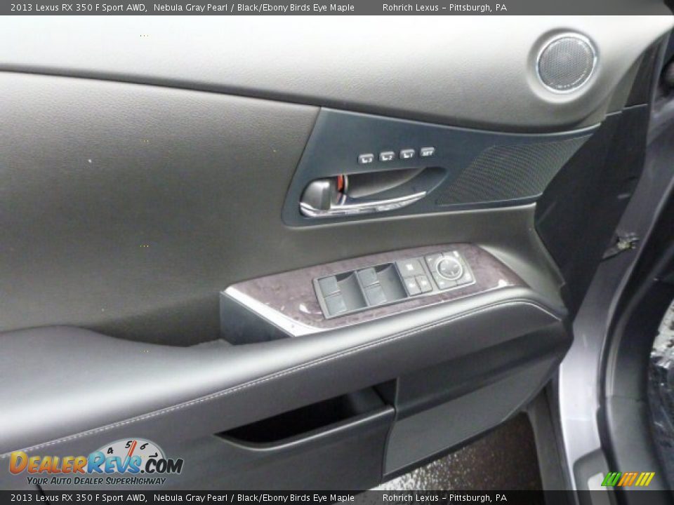 2013 Lexus RX 350 F Sport AWD Nebula Gray Pearl / Black/Ebony Birds Eye Maple Photo #14