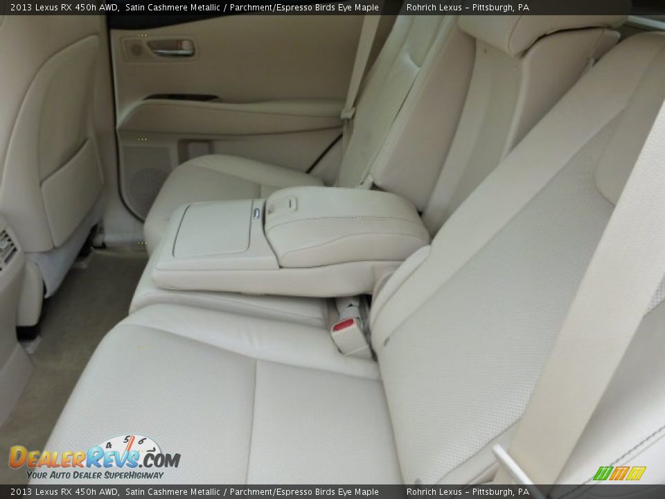 2013 Lexus RX 450h AWD Satin Cashmere Metallic / Parchment/Espresso Birds Eye Maple Photo #11