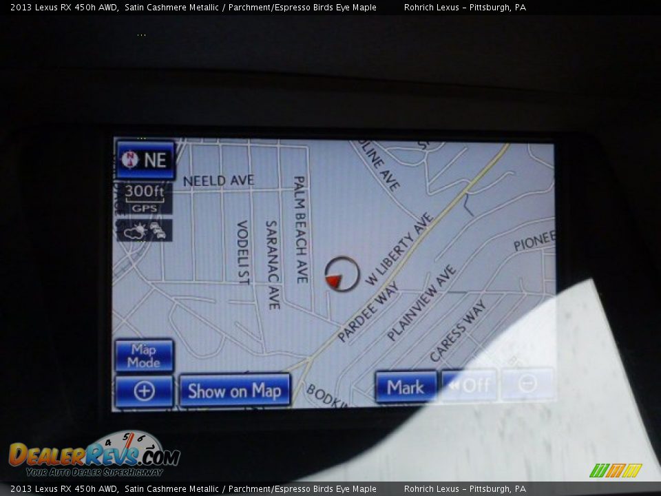 2013 Lexus RX 450h AWD Satin Cashmere Metallic / Parchment/Espresso Birds Eye Maple Photo #16
