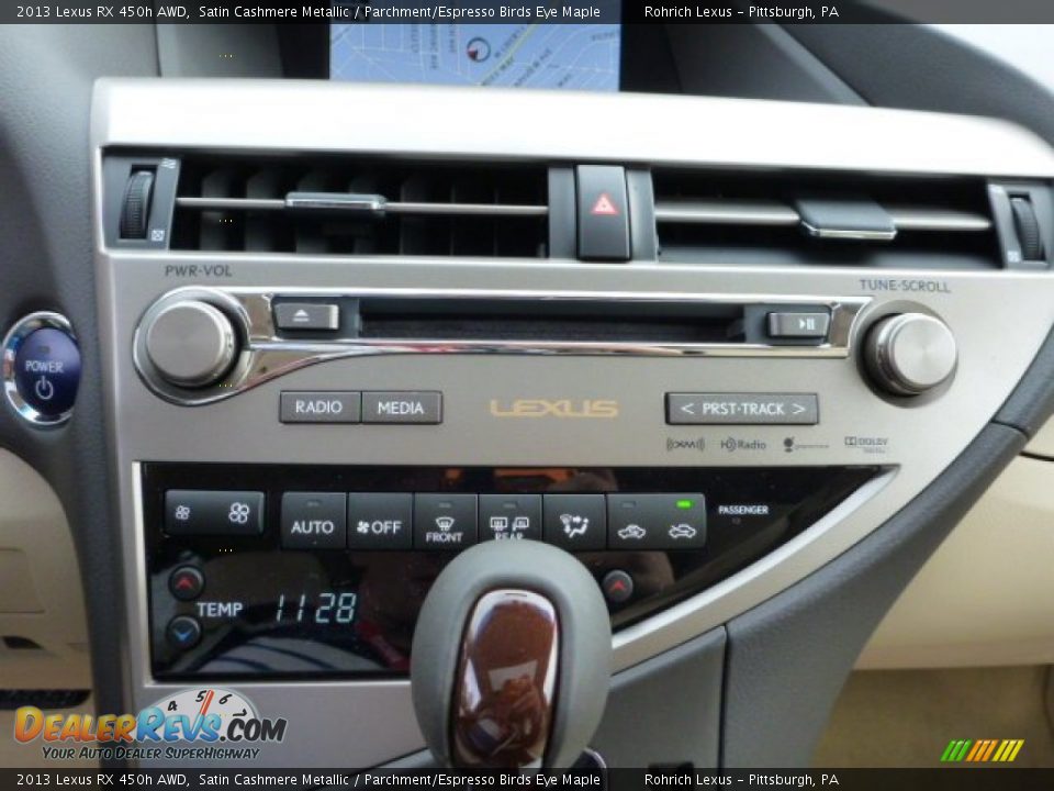 2013 Lexus RX 450h AWD Satin Cashmere Metallic / Parchment/Espresso Birds Eye Maple Photo #18