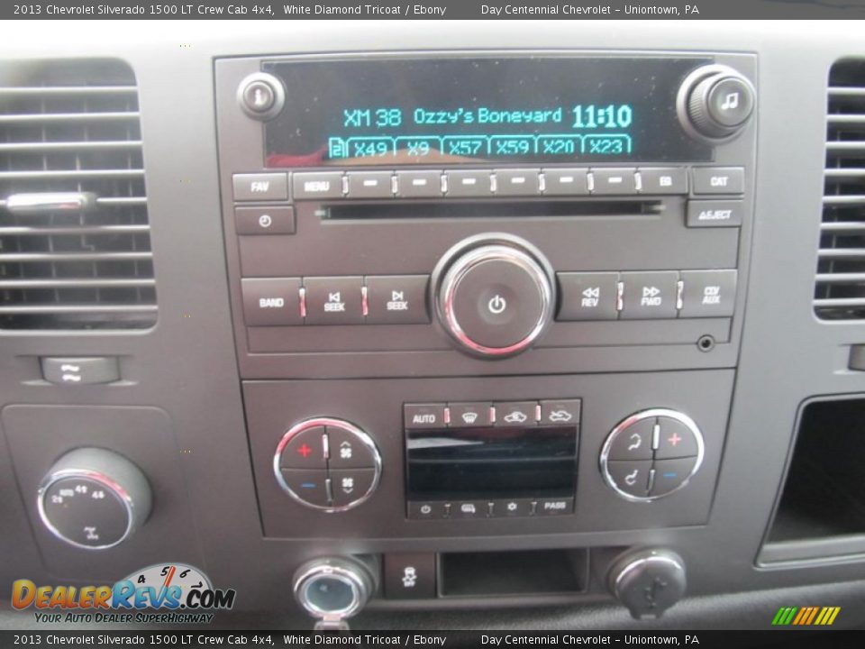 2013 Chevrolet Silverado 1500 LT Crew Cab 4x4 White Diamond Tricoat / Ebony Photo #16