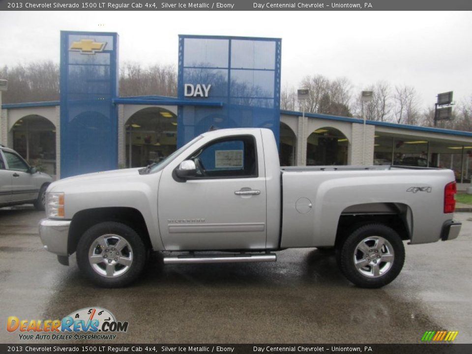 2013 Chevrolet Silverado 1500 LT Regular Cab 4x4 Silver Ice Metallic / Ebony Photo #2