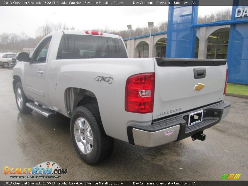 2013 Chevrolet Silverado 1500 LT Regular Cab 4x4 Silver Ice Metallic / Ebony Photo #4