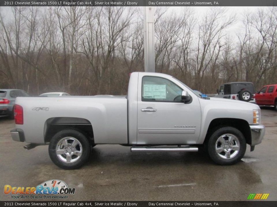 Silver Ice Metallic 2013 Chevrolet Silverado 1500 LT Regular Cab 4x4 Photo #8