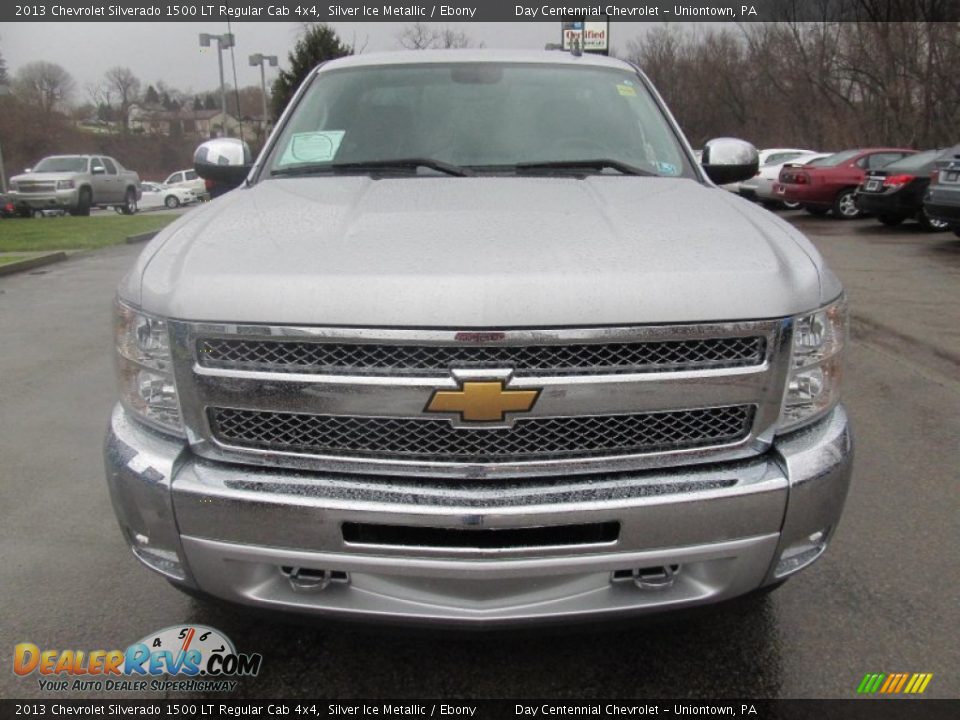 2013 Chevrolet Silverado 1500 LT Regular Cab 4x4 Silver Ice Metallic / Ebony Photo #11