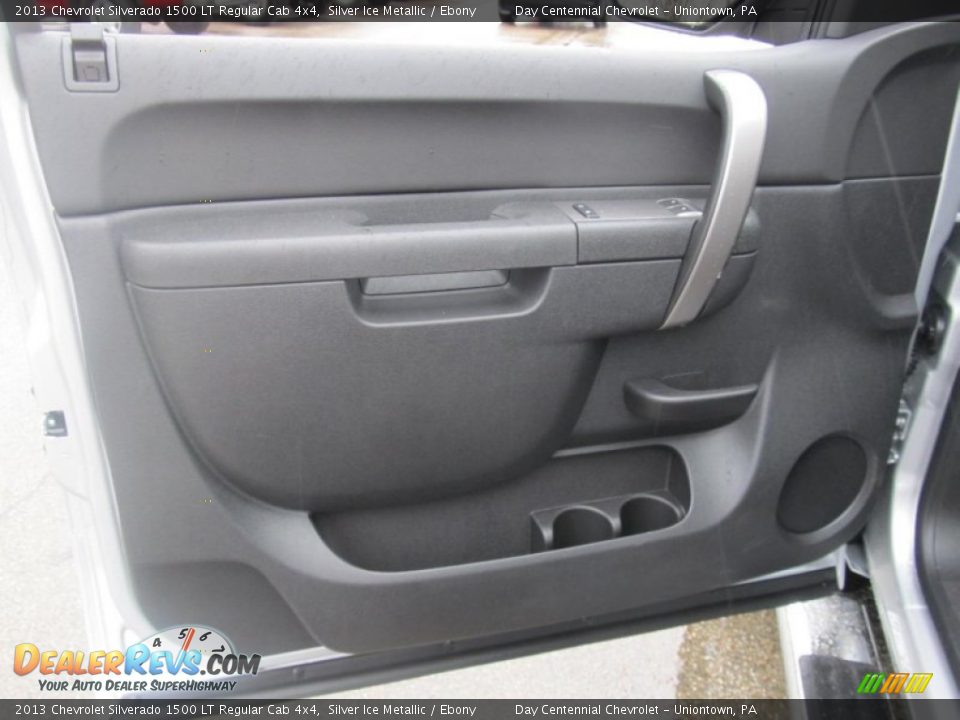 2013 Chevrolet Silverado 1500 LT Regular Cab 4x4 Silver Ice Metallic / Ebony Photo #12