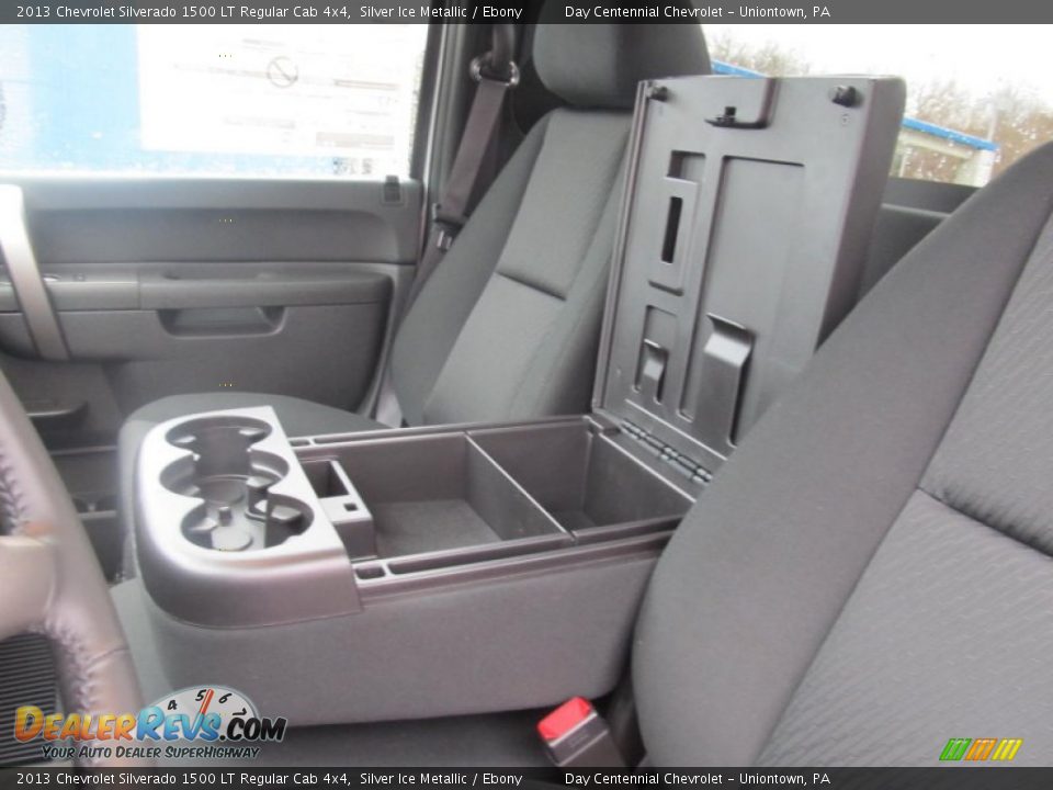 2013 Chevrolet Silverado 1500 LT Regular Cab 4x4 Silver Ice Metallic / Ebony Photo #14