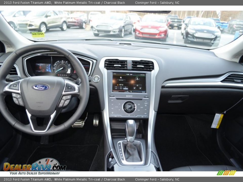 Dashboard of 2013 Ford Fusion Titanium AWD Photo #23