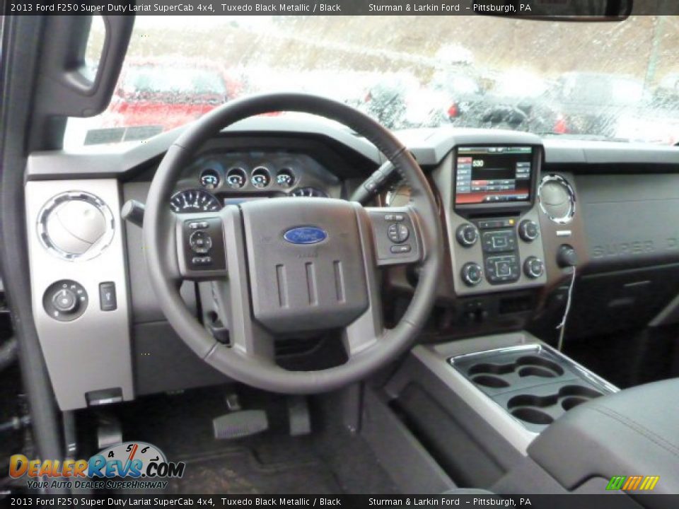 Dashboard of 2013 Ford F250 Super Duty Lariat SuperCab 4x4 Photo #10