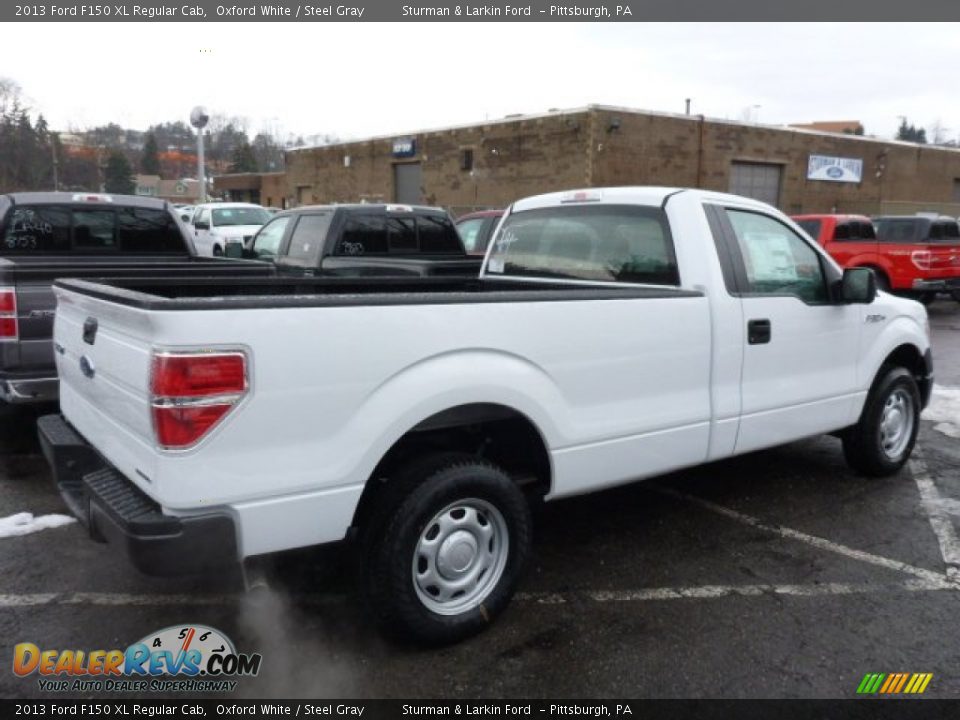2013 Ford F150 XL Regular Cab Oxford White / Steel Gray Photo #2
