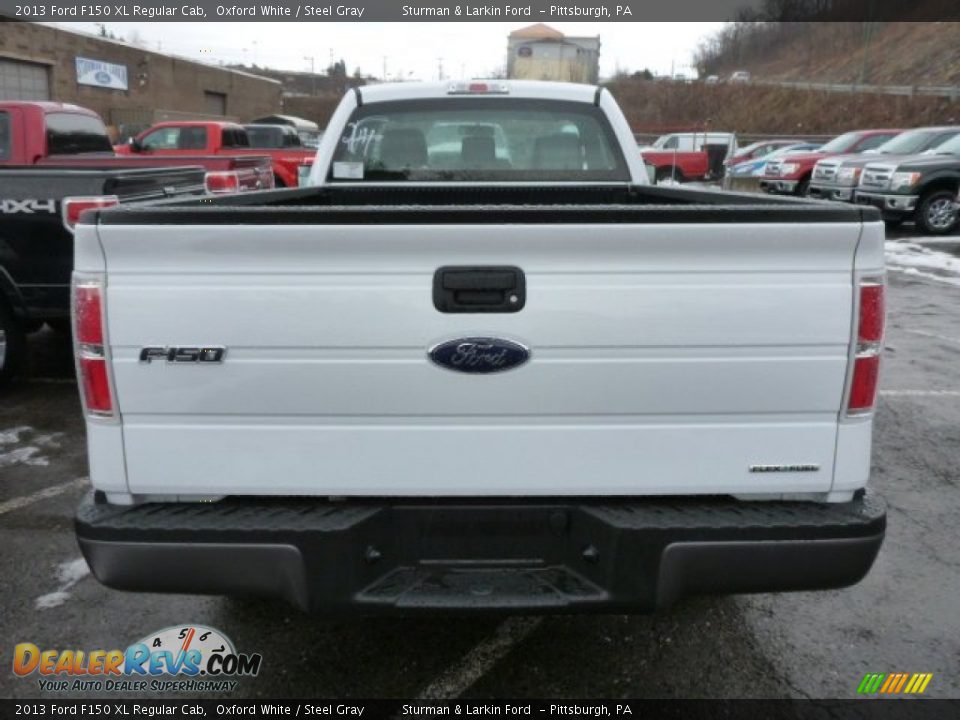 2013 Ford F150 XL Regular Cab Oxford White / Steel Gray Photo #3