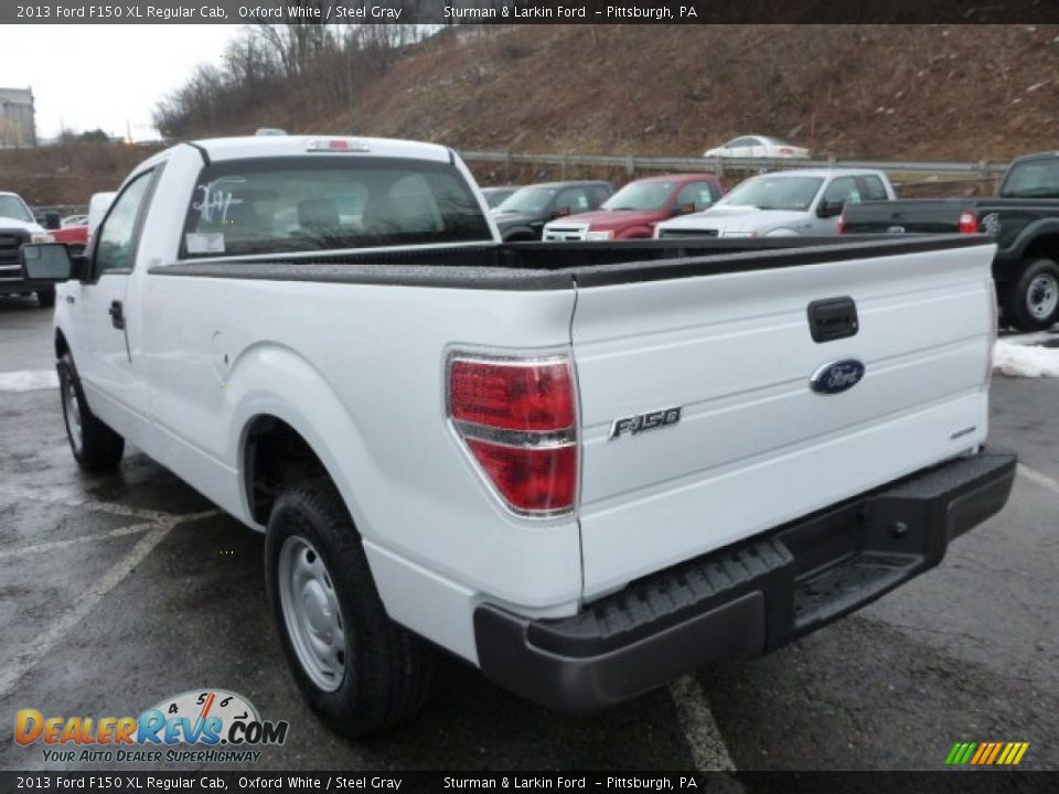 2013 Ford F150 XL Regular Cab Oxford White / Steel Gray Photo #4