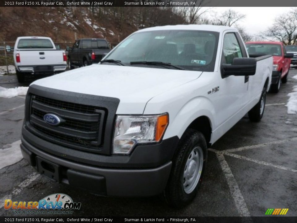 2013 Ford F150 XL Regular Cab Oxford White / Steel Gray Photo #5