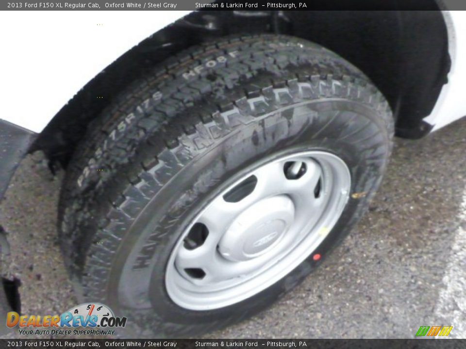 2013 Ford F150 XL Regular Cab Oxford White / Steel Gray Photo #7