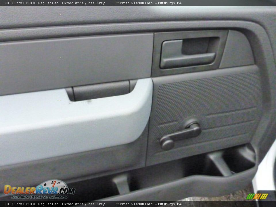 2013 Ford F150 XL Regular Cab Oxford White / Steel Gray Photo #10