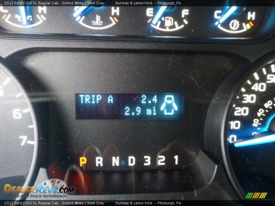 2013 Ford F150 XL Regular Cab Oxford White / Steel Gray Photo #15