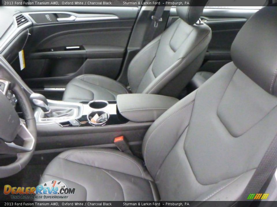 Front Seat of 2013 Ford Fusion Titanium AWD Photo #8