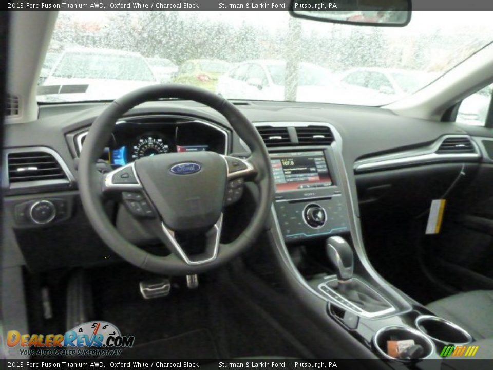 Dashboard of 2013 Ford Fusion Titanium AWD Photo #10