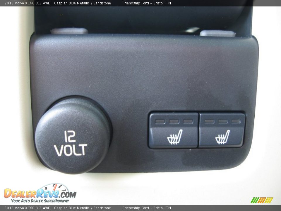 2013 Volvo XC60 3.2 AWD Caspian Blue Metallic / Sandstone Photo #19