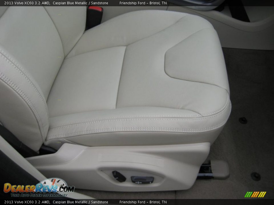 2013 Volvo XC60 3.2 AWD Caspian Blue Metallic / Sandstone Photo #22