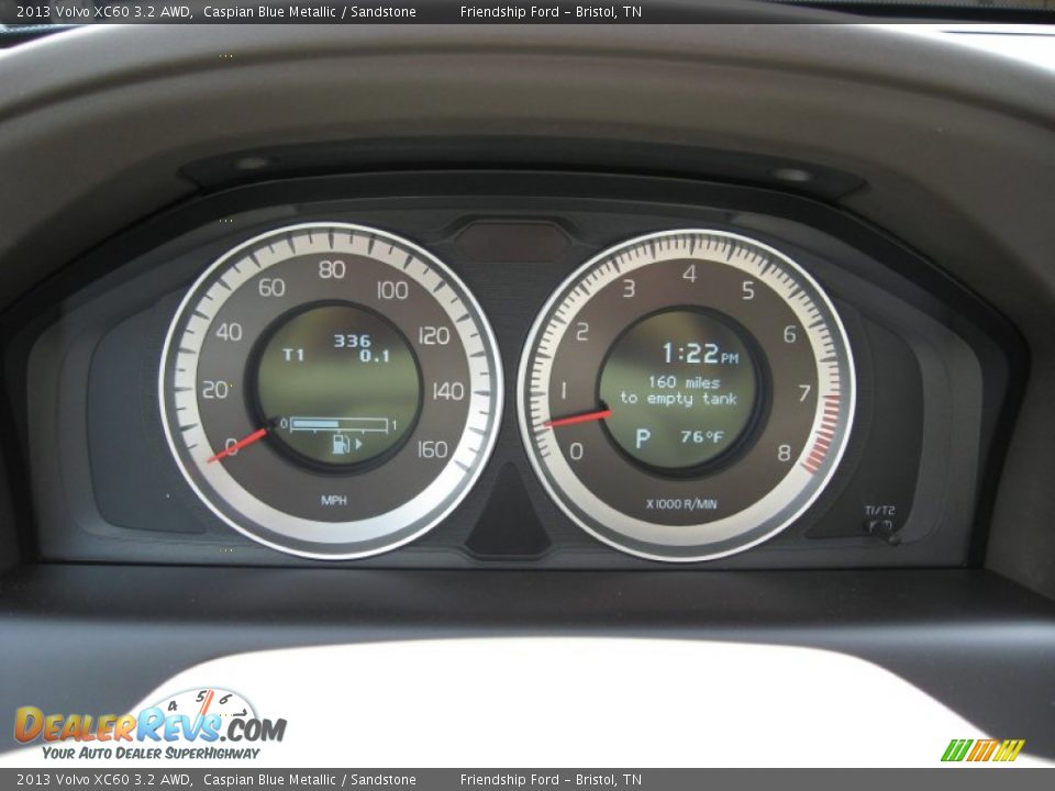 2013 Volvo XC60 3.2 AWD Gauges Photo #29