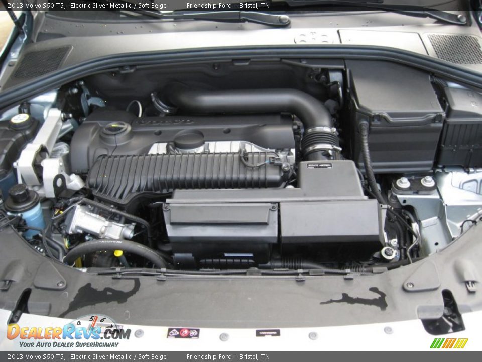 2013 Volvo S60 T5 Electric Silver Metallic / Soft Beige Photo #11