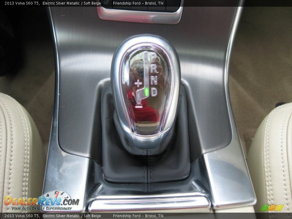 2013 Volvo S60 T5 Electric Silver Metallic / Soft Beige Photo #29