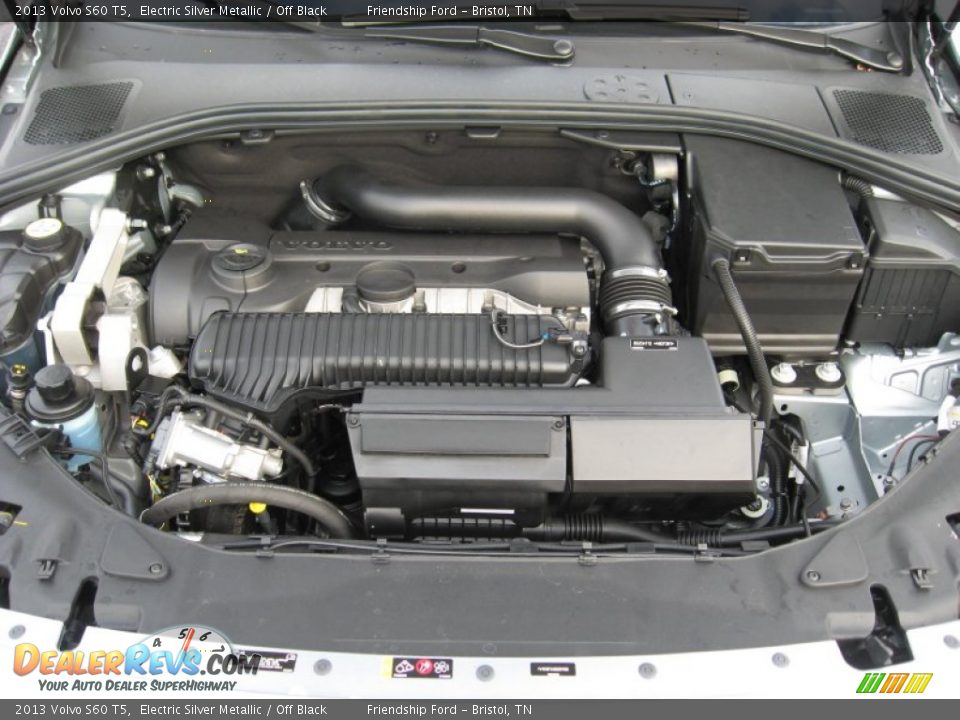 2013 Volvo S60 T5 Electric Silver Metallic / Off Black Photo #10