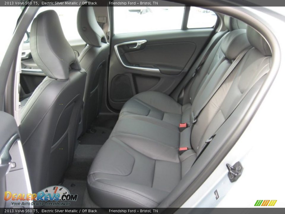 2013 Volvo S60 T5 Electric Silver Metallic / Off Black Photo #17