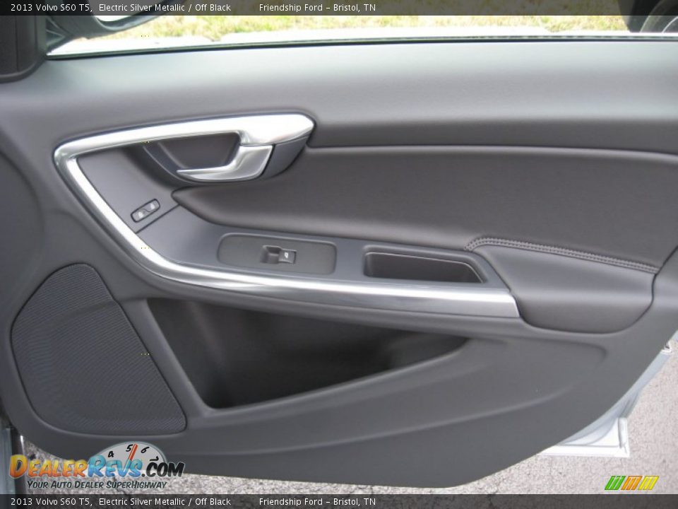 2013 Volvo S60 T5 Electric Silver Metallic / Off Black Photo #22