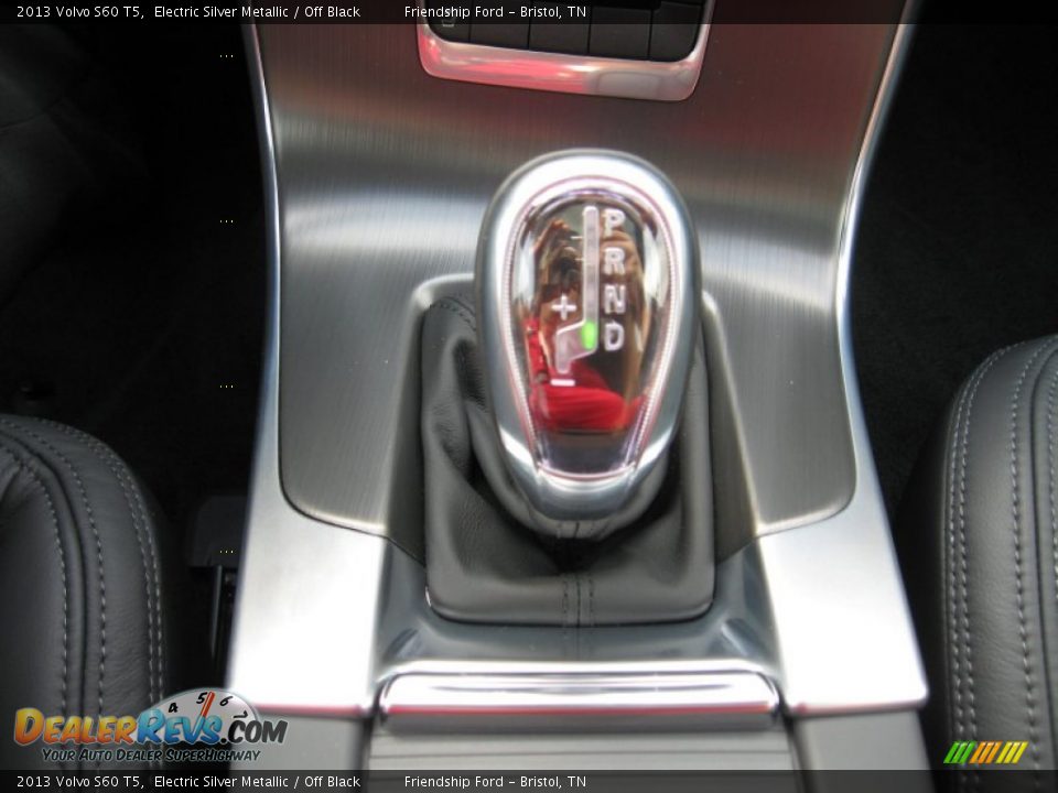 2013 Volvo S60 T5 Electric Silver Metallic / Off Black Photo #29