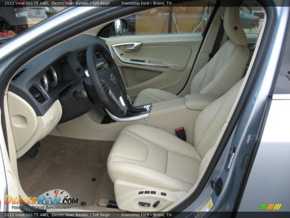 Soft Beige Interior - 2013 Volvo S60 T5 AWD Photo #14