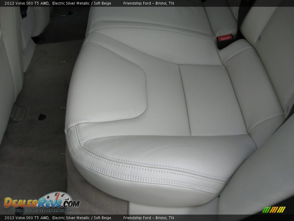 2013 Volvo S60 T5 AWD Electric Silver Metallic / Soft Beige Photo #18