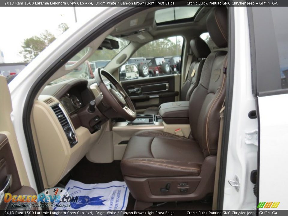 Canyon Brown Light Frost Beige Interior 2013 Ram 1500