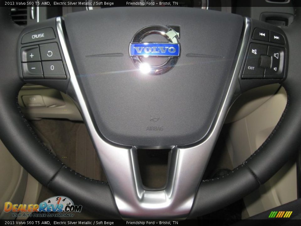 2013 Volvo S60 T5 AWD Steering Wheel Photo #29