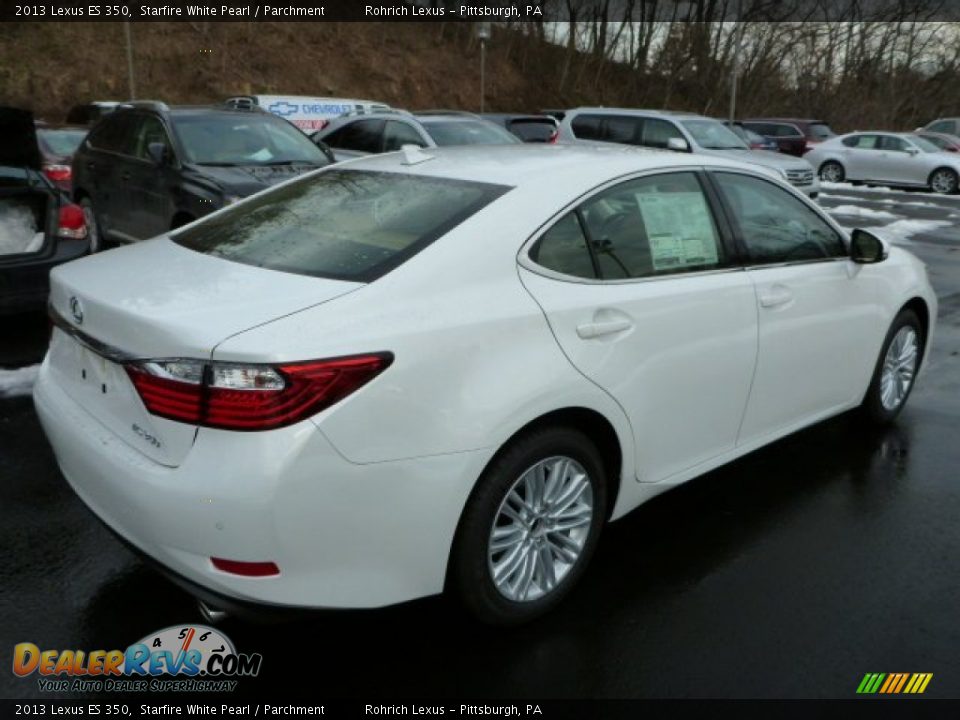 2013 Lexus ES 350 Starfire White Pearl / Parchment Photo #4